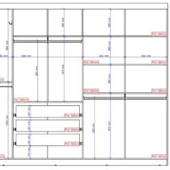Armoire 2 Portes Coulissantes - Avec Miroir - L231cm - Coloris : Naturel Et Ivoire - ADALRIK II 14 Armoire 2 Portes Coulissantes - Avec Miroir - L231cm - Coloris : Naturel Et Ivoire - ADALRIK II -Sominova Soldes Boutique armoire 434627