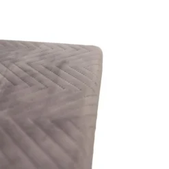 FLOY - Banc Pliable Velours Gris Clair Avec Tiroirs -Sominova Soldes Boutique banc bout de lit malle et coffre 9428869