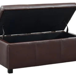 Banc Coffre Simili FILIPPO - Marron -Sominova Soldes Boutique banc bout de lit 278565
