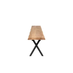 Toulon - Banc En Bois Avec Pieds En X L180cm - Couleur - Bois Clair -Sominova Soldes Boutique banc 13281929