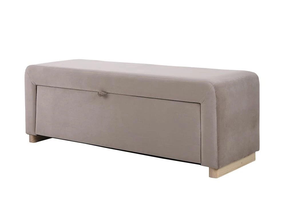 Banc Coffre - Velours - Taupe - CAPINO 7 Banc Coffre - Velours - Taupe - CAPINO – Image 5