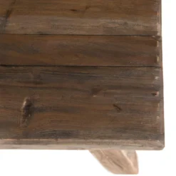 NOLAN - Set De 3 Bancs Gigognes Marrons Bois Mahogany - Esprit Brocante -Sominova Soldes Boutique banc 14639063