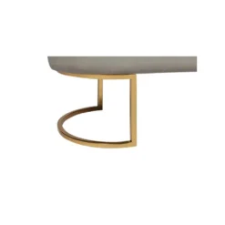 Banc Design En Velours "Athea" 105cm Taupe & Or -Sominova Soldes Boutique banc 17669891