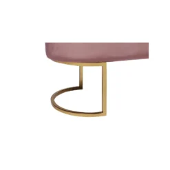 Banc Design En Velours "Athea" 105cm Rose & Or -Sominova Soldes Boutique banc 17670119