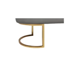 Banc Design En Velours "Athea" 105cm Gris & Or -Sominova Soldes Boutique banc 17670141