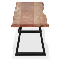 Banc Design "Azimato" 178cm Naturel & Noir 9 Banc Design "Azimato" 178cm Naturel & Noir -Sominova Soldes Boutique banc 19094921