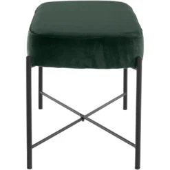 Banc En Velours Vert Foncé -Sominova Soldes Boutique banc 21487011