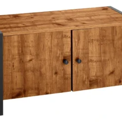 Banc Avec 2 Portes En Panneau De Particules De Chêne Parcifique -Sominova Soldes Boutique banc 21671049