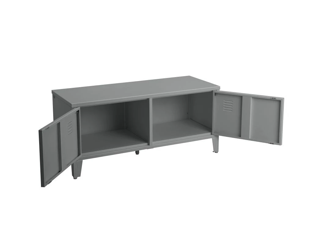 Banc Salino 2 Portes Gris 6 Banc Salino 2 Portes Gris – Image 4