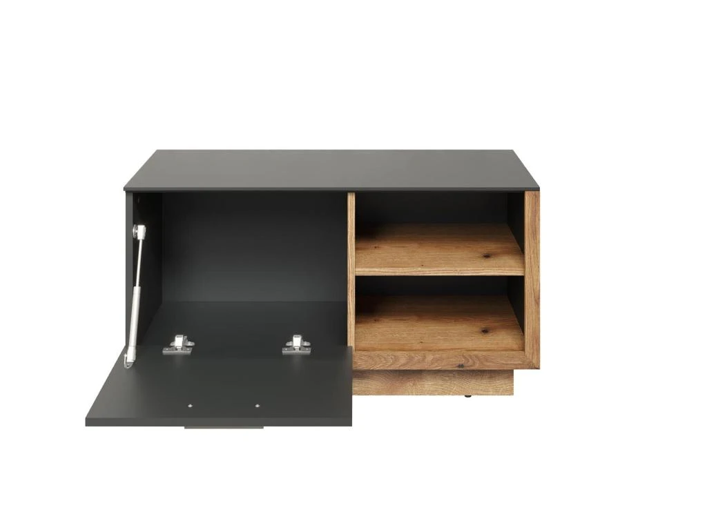 Synnax Banc 1 Claquement De Porte, 2 Tablettes Gris,chêne Décor. 5 Synnax Banc 1 Claquement De Porte, 2 Tablettes Gris,chêne Décor. – Image 3