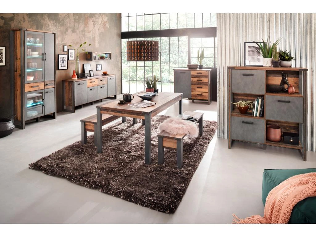 PrimePier Banc Look Vieux Bois, Imitation Chêne. 9 PrimePier Banc Look Vieux Bois, Imitation Chêne. – Image 7