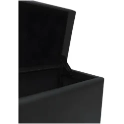 Banc Coffre - Bout De Lit - Simili Noir Classique - L 140 Cm - BOX -Sominova Soldes Boutique banc 22411421