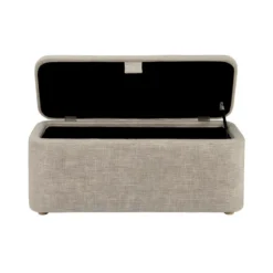 PISTACHE - Bout De Lit Avec Rangement En Tissu - Beige 15 PISTACHE - Bout De Lit Avec Rangement En Tissu - Beige -Sominova Soldes Boutique banc 22678697