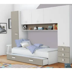 Pont De Rangement / Meuble De Rangement Pour Lit Enfant - 304 X 203 X 53,5 Cm