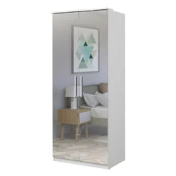 Dressing Complet Collection MODULO Coloris Blanc Avec LED, Joues De Finitions Et Packs étagères Inclus. 9 Dressing Complet Collection MODULO Coloris Blanc Avec LED, Joues De Finitions Et Packs étagères Inclus. -Sominova Soldes Boutique dressing et vestiaire 10675397