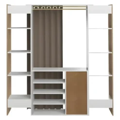 Dressing / Meuble De Rangement TOM - Chêne Et Blanc - SYMBIOSIS -Sominova Soldes Boutique dressing et vestiaire 12512311