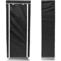 Armoire étagères à Chaussures En Tissu Pliante 36 Paires De Chaussures Noir 13_0000255_3 -Sominova Soldes Boutique dressing et vestiaire 15859913