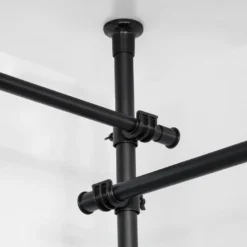 Télescopique Garde-robe Système De Penderie Télescopique Avec 5 Barre Portant De Vêtement, Kls04-sch -Sominova Soldes Boutique dressing et vestiaire 19399753