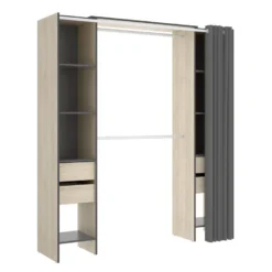 Dressing Avec 4 Tiroirs Et Rideau Suit