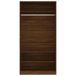 Garde-robe Chêne Marron 100x50x200 Cm Bois D'ingénierie -Sominova Soldes Boutique dressing et vestiaire 20101695