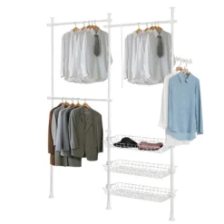 Télescopique Garde-Robe Système Herkule, Portant De Vêtement, FRG34-W