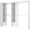 Armoire Dmagrin, Structure Pour Dressing D'angle, Porte-manteau D'angle Ouvert, 228x79h187 Cm, Blanc -Sominova Soldes Boutique dressing et vestiaire 22917413