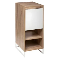 Dressing Module L40 2 étagères 1 Porte Orso - Naturel Clair