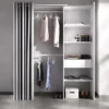 Dressing Extensible LAURENT - L.110/160 Cm - Coloris : Blanc Et Gris -Sominova Soldes Boutique dressing 390177