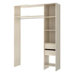 Dressing D'angle Extensible GONTRAN - L164/214 Cm - Chêne Et Gris -Sominova Soldes Boutique dressing 434753