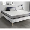 Ensemble Matelas 160x200 ACTILATEX SOFT 3zones De Confort + Sommier KIT Blanc -Sominova Soldes Boutique ensemble matelas sommier 10308571