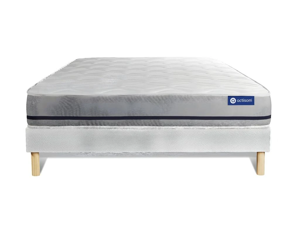 Ensemble Matelas 160x200 ACTILATEX SOFT 3zones De Confort + Sommier KIT Blanc 4 Ensemble Matelas 160x200 ACTILATEX SOFT 3zones De Confort + Sommier KIT Blanc – Image 2