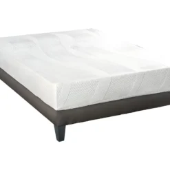 BELLECOUR LITERIE | Ensemble PARIS 160x200 Cm | Matelas Mémoire De Forme + Sommier Bois | Ferme