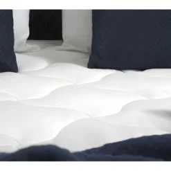 Ensemble Matelas 100% Latex 3 Zones ESSENTIEL + Sommier - Fabriqué En France Dimensions - 2x80 X 200 Cm, Sommier - Bleu Denim -Sominova Soldes Boutique ensemble matelas sommier 10778197