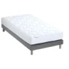 Ensemble Matelas Mousse Ferme Réversible ALTO + Sommier - Made In France Dimensions - 90 X 190 Cm, Sommier - Gris Chiné