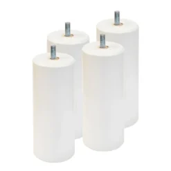 BERMUDES - Pack Matelas 140x190 + Sommier Tapissier Démontable 2x20 Lattes Lin + Pieds Blancs 15cm -Sominova Soldes Boutique ensemble matelas sommier 10839035