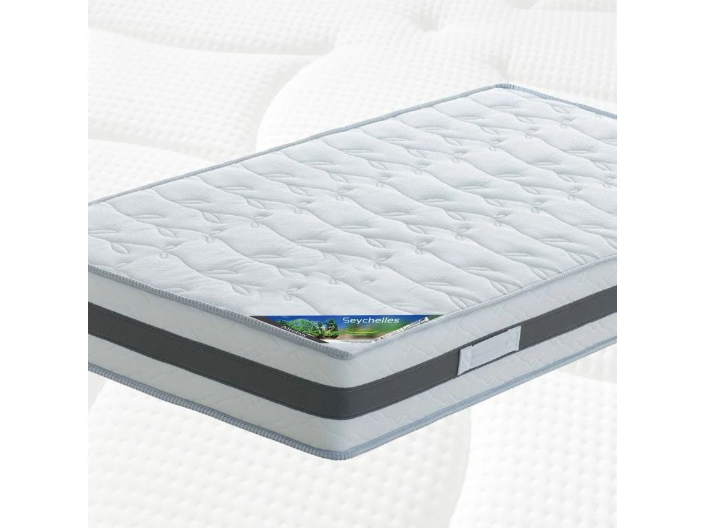 SEYCHELLES - Pack Matelas 140x190 + Sommier Tapissier Démontable 2x20 Lattes Lin + Pieds Argent 15cm 6 SEYCHELLES - Pack Matelas 140x190 + Sommier Tapissier Démontable 2x20 Lattes Lin + Pieds Argent 15cm – Image 4