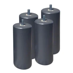 BERMUDES - Pack Matelas 140x190 + Sommier Tapissier Démontable 2x20 Lattes Anthracites + Pieds Anthracites 15cm -Sominova Soldes Boutique ensemble matelas sommier 10840433