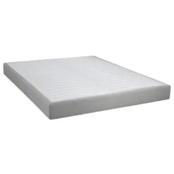 MALDIVES - Pack Matelas 160x200 + Sommier Tapissier Démontable 2x20 Lattes Lin + Pieds Argent 15cm -Sominova Soldes Boutique ensemble matelas sommier 10840607