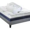 BELLECOUR LITERIE | Pack Prêt à Dormir CASTELLANE 160x200 Cm | Matelas Mémoire De Forme + Sommier + Accessoires -Sominova Soldes Boutique ensemble matelas sommier 10874413