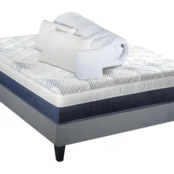 Sominova Soldes Boutique 32 BELLECOUR LITERIE | Pack Prêt à Dormir CASTELLANE 160x200 Cm | Matelas Mémoire De Forme + Sommier + Accessoires