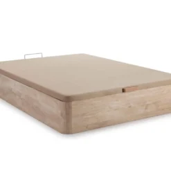 Ensemble Literie 160 X 200 Cm - Sommier Coffre Naturel Clair + Matelas Ressorts Ensachés - MARQUIS De DREAMEA PLAY -Sominova Soldes Boutique ensemble matelas sommier 12353053