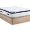 Ensemble Literie 160 X 200 Cm - Sommier Coffre Naturel Clair + Matelas Ressorts Ensachés - MARQUIS De DREAMEA PLAY -Sominova Soldes Boutique ensemble matelas sommier 12353065