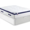 Ensemble Literie 160 X 200 Cm - Sommier Coffre Blanc + Matelas Ressorts Ensachés - MARQUIS De DREAMEA PLAY -Sominova Soldes Boutique ensemble matelas sommier 12353097