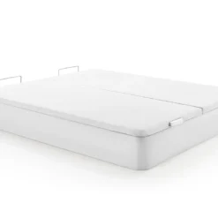 Ensemble Literie 180 X 200 Cm - Sommier Coffre Blanc + Matelas Ressorts Ensachés - MARQUIS De DREAMEA PLAY -Sominova Soldes Boutique ensemble matelas sommier 12353111
