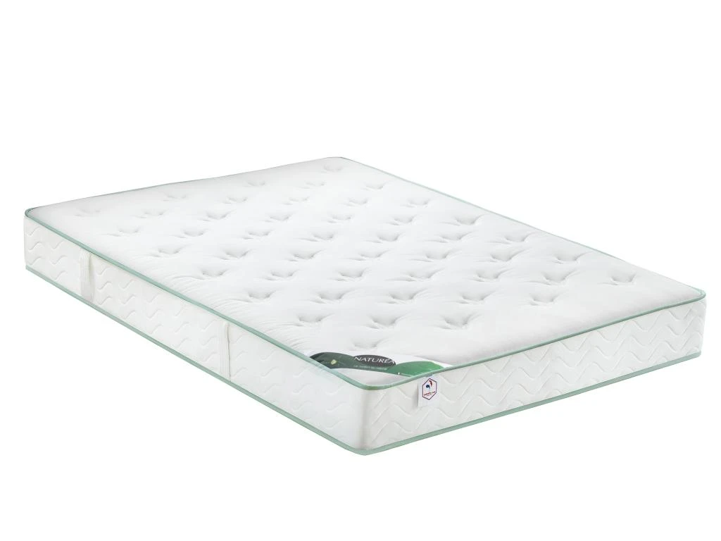 Ensemble Sommier + Matelas Mousse Flocotex Recyclée ép.22cm - 140 X 190 Cm - NEITH De NATUREA 4 Ensemble Sommier + Matelas Mousse Flocotex Recyclée ép.22cm - 140 X 190 Cm - NEITH De NATUREA – Image 2