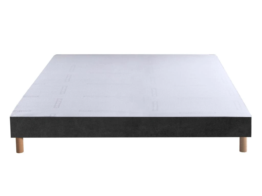 Ensemble Sommier Velours + Matelas Ressorts Ensachés Et Mémoire De Forme ép.25cm - 140 X 190 Cm - TIAMAT De DREAMEA 9 Ensemble Sommier Velours + Matelas Ressorts Ensachés Et Mémoire De Forme ép.25cm - 140 X 190 Cm - TIAMAT De DREAMEA – Image 7