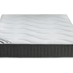 Ensemble Sommier Velours + Matelas Ressorts Ensachés Et Mémoire De Forme ép.25cm - 160 X 200 Cm - TIAMAT De DREAMEA 13 Ensemble Sommier Velours + Matelas Ressorts Ensachés Et Mémoire De Forme ép.25cm - 160 X 200 Cm - TIAMAT De DREAMEA -Sominova Soldes Boutique ensemble matelas sommier 13622241