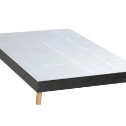 Ensemble Sommier Velours + Matelas Ressorts Ensachés 7 Zones Accueil Mémoire De Forme Et Latex ép.30cm - 140 X 190 Cm - ARTIO De DREAMEA -Sominova Soldes Boutique ensemble matelas sommier 13622783