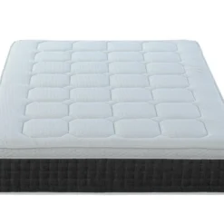 Ensemble Sommier Velours + Matelas Ressorts Ensachés 7 Zones Accueil Mémoire De Forme Et Latex ép.30cm - 140 X 190 Cm - ARTIO De DREAMEA -Sominova Soldes Boutique ensemble matelas sommier 13622791