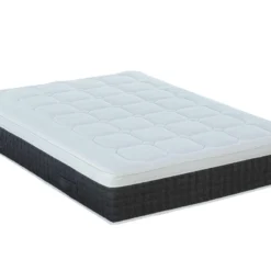 Ensemble Sommier Velours + Matelas Ressorts Ensachés 7 Zones Accueil Mémoire De Forme Et Latex ép.30cm - 160 X 200 Cm - ARTIO De DREAMEA -Sominova Soldes Boutique ensemble matelas sommier 13622803